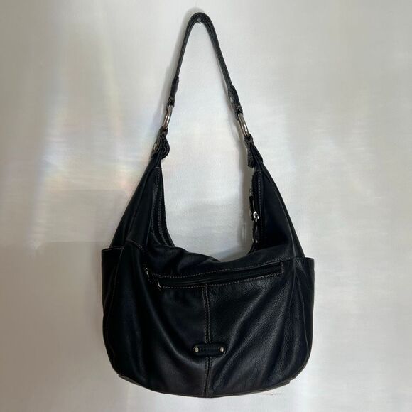 Giani Bernini Y2K slouch leather shoulder bag - Picture 3 of 14